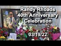 Randy Rhoads 40th Anniversary Celebration