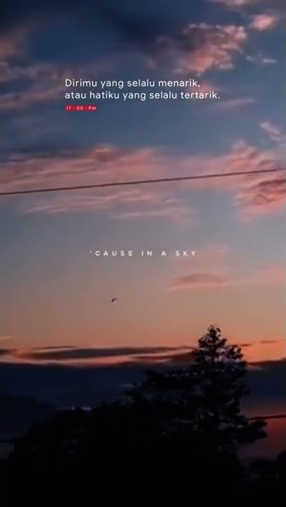 Story Wa 30 Detik | Story Wa Senja | Quotes Keren (Coldplay - A sky full of star)