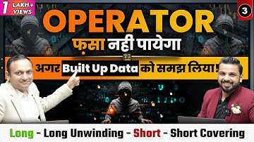 Share Market Built Up Data | Long Build Up - Long Unwinding - Short- Short Covering | Nifty Trading