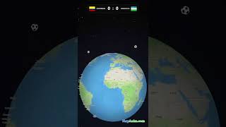 Colombia vs Uzbekistan 3-1 | Animated Football Match Map #worldcup #worldcup2026