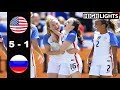 USA vs Russia 5 - 1 All Goals & Highlights | April 9, 2017