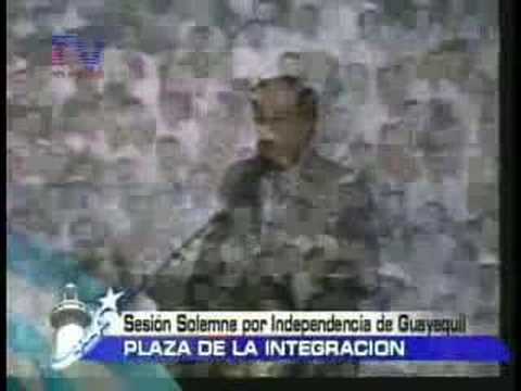 Discurso de Autoridades en la Plaza de la Integración