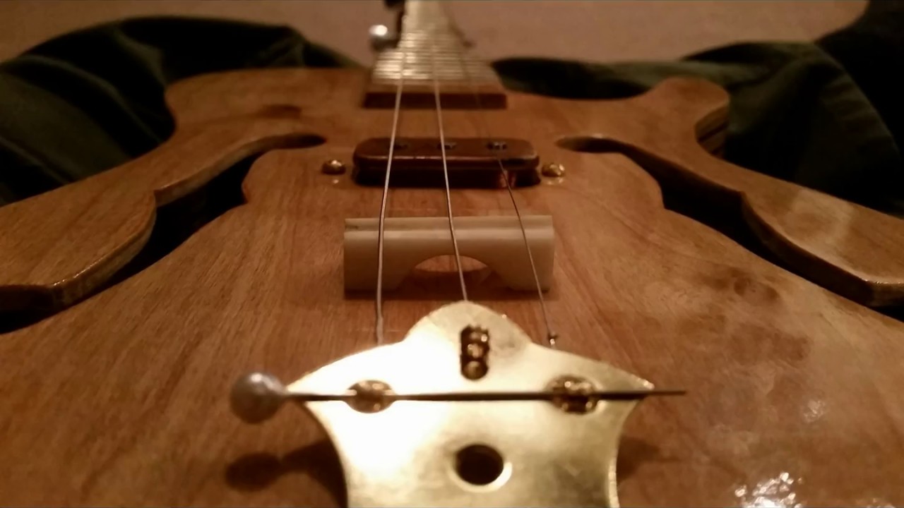 Homemade 3 string Guitar - YouTube