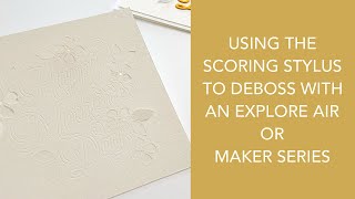 Celebrity HOW TO GET DEEPER SCORE LINES WITH THE CRICUT SCORING STYLUS Profile