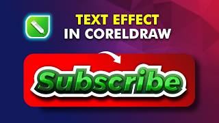 HOW TO CREATE AMAZING TEXT EFFECTS IN CORELDRAW || Easy Tutorial