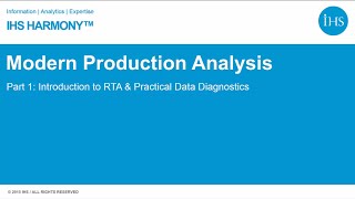 IHS RTA Basics Part 1: Theory Overview