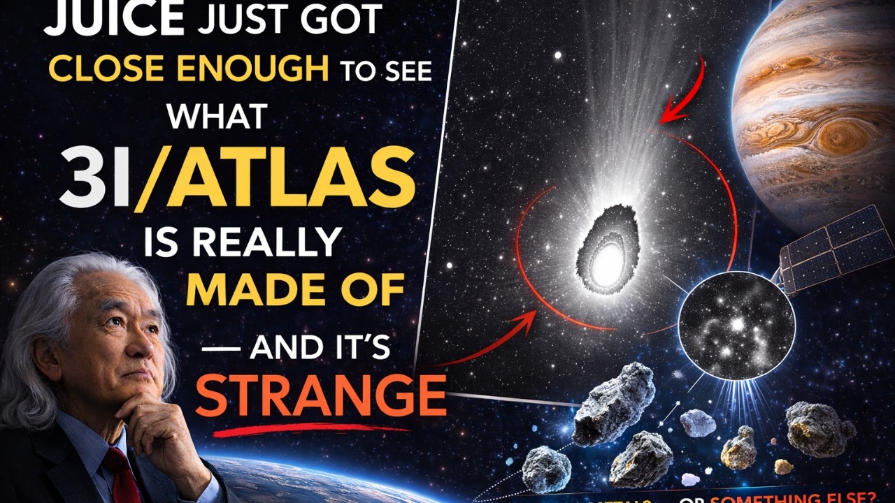 JUICE Just Got Close Enough to See What 3I/ATLAS Is Really Made Of — And It's Strange