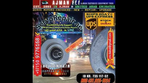 Heidenhain Encoder Error Troubleshooting support at Dubai Site Buy ROD 431.025-1024 ServoRepair.ae