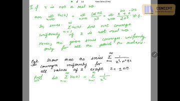 Power Series Lesson -5:Solved eg using Weierstrass M test _part 3