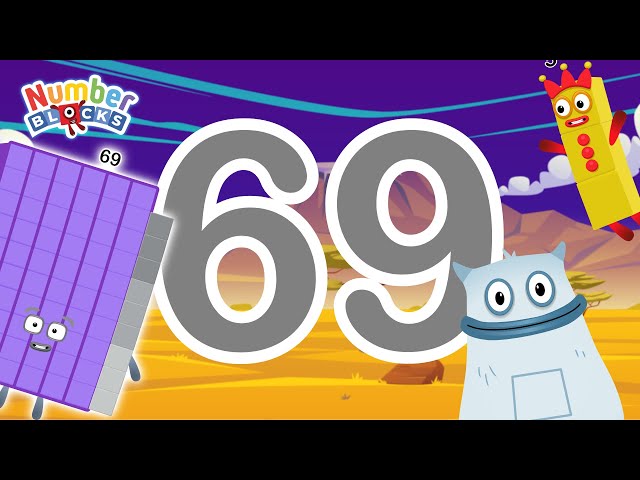 Numberblocks 69 learn to count Magic Run Savanna World New Season