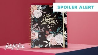 Paper Source™ 12 Month Rose Floral Planner | Inside the Box | FabFitFun