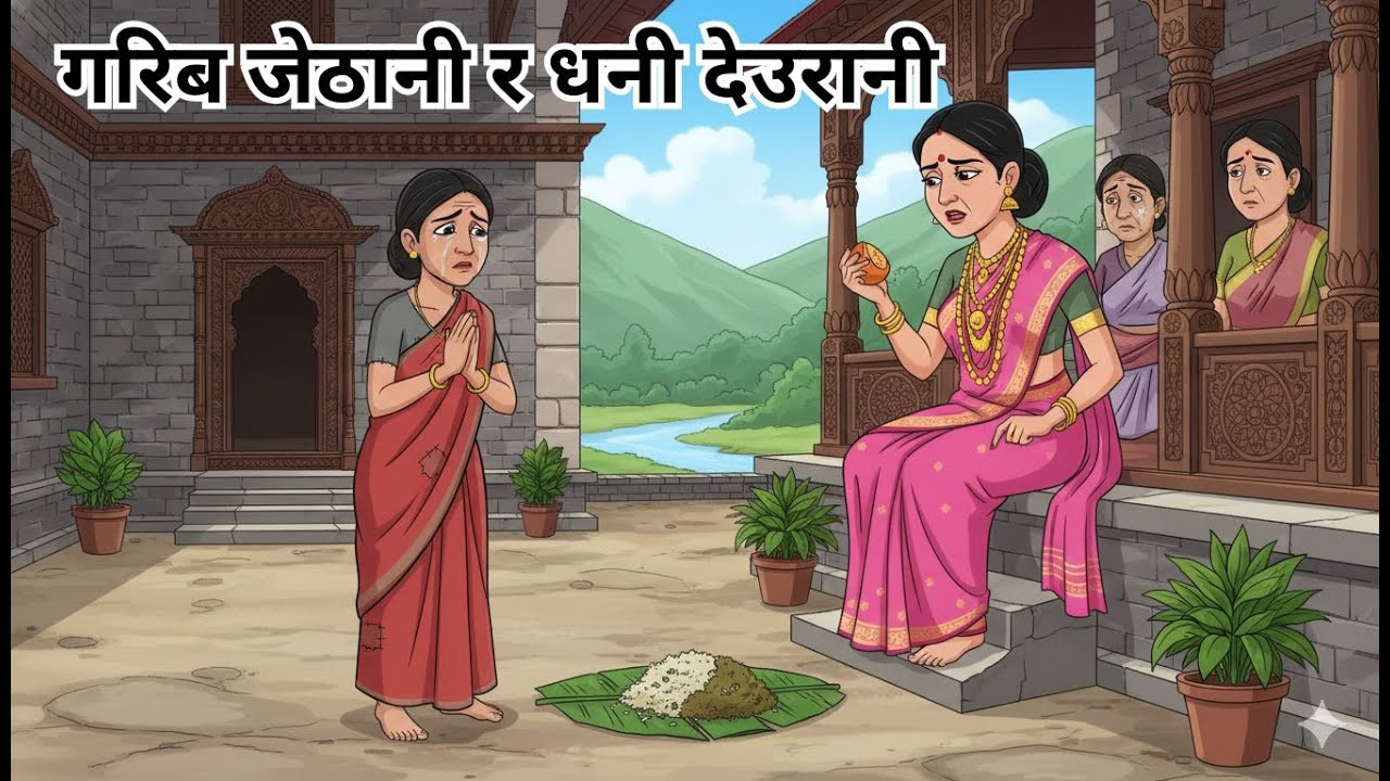 गरिब जेठानी र धनी देउरानी  | नेपाली लोककथा | Nepali Story |