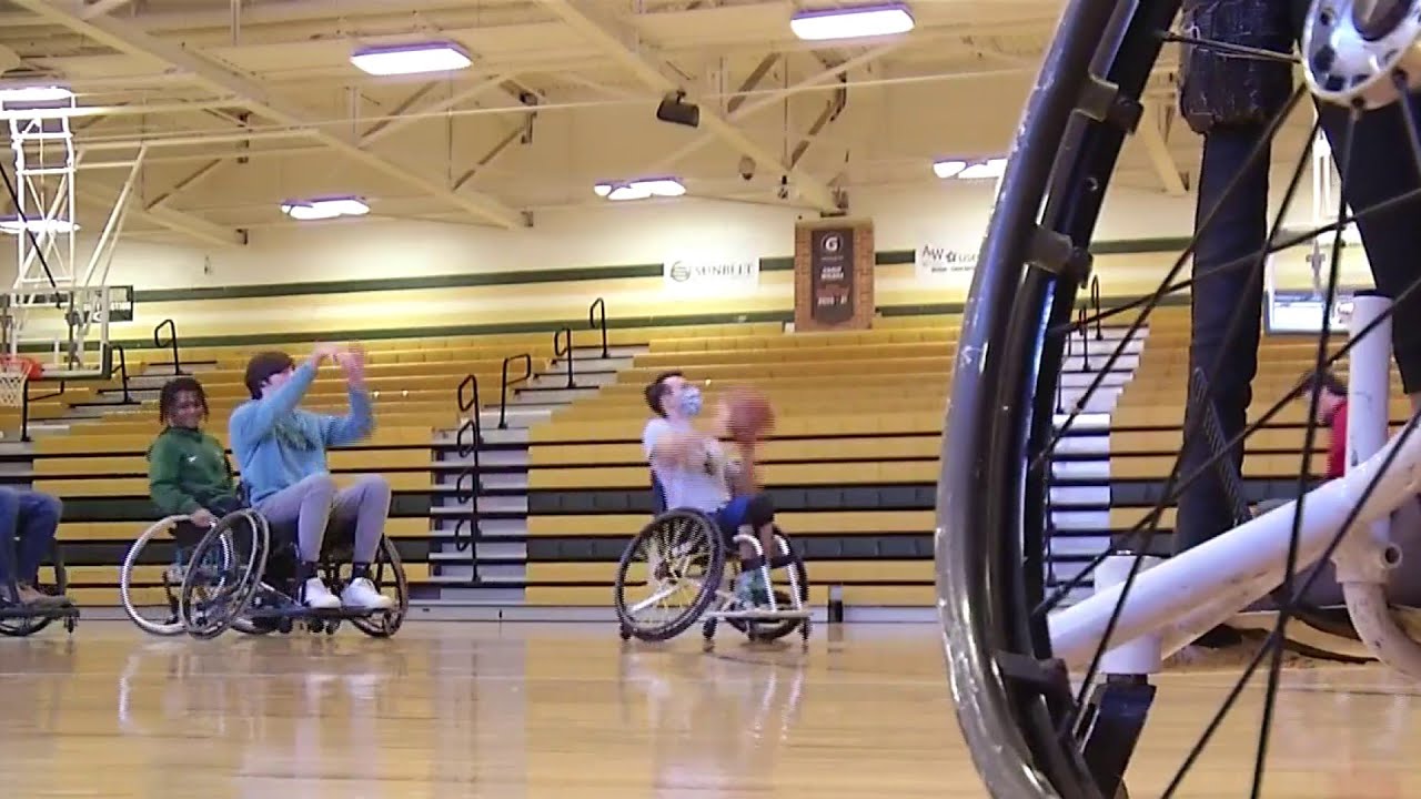 Students learn adaptive sports at Glenvar High School