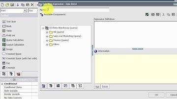 IBM Cognos BI Report Studio Chapter 6 Demo1