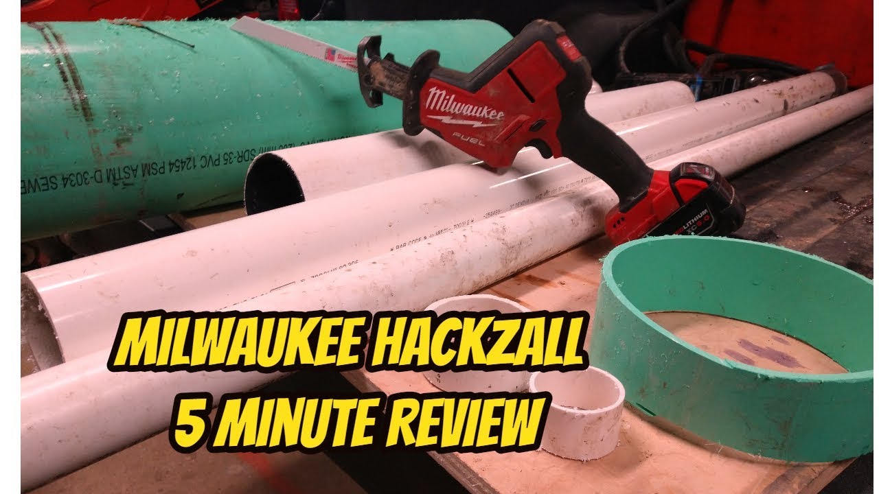 Milwaukee Hackzall Review A small PVC pipe fitters best friend YouTube
