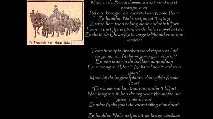 Begrafenis manke nelis Door Johnny jordaan