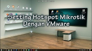 Setting hotspot mikrotik dengan VMware || Projek UAS