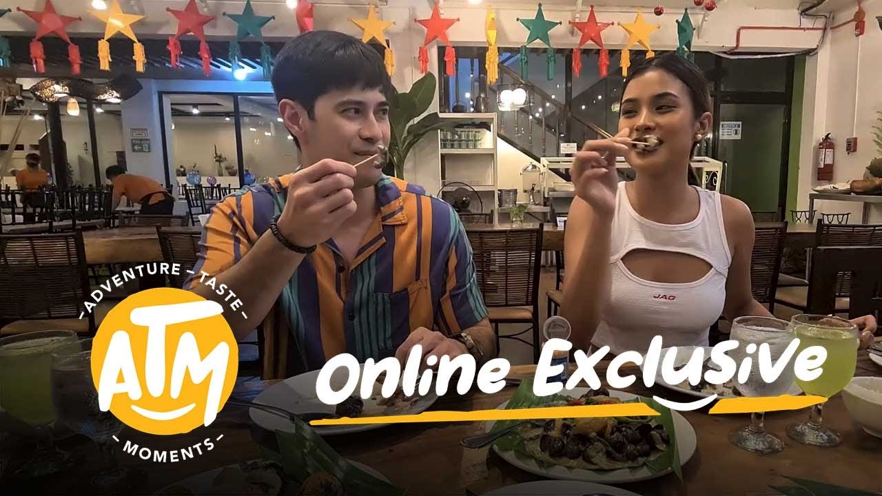Jose Sarasola and Shuvee Etrata get a fill of Kapampangan dishes at Bale Capampangan! |ATM Exclusive