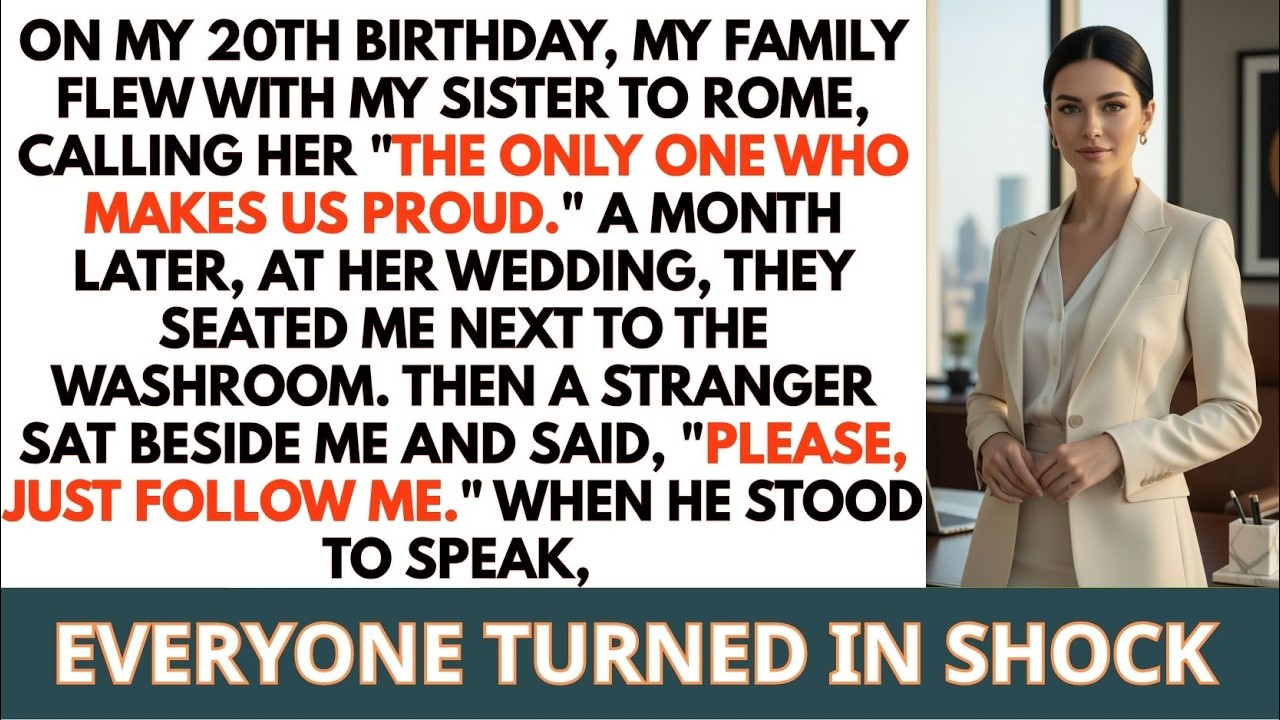 My Family Ignored My 20th Birthday And Went To Rome With My Sister Instead; At Her Wedding, a Man
