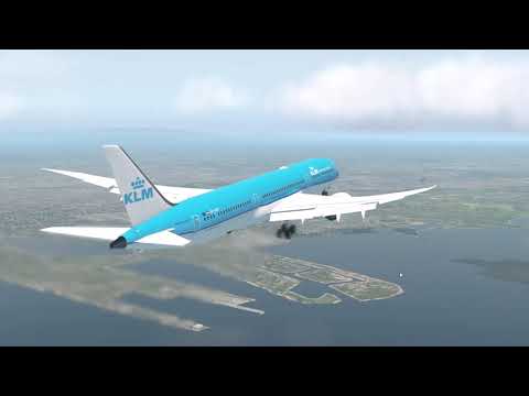 Cut Full KLM Flight: Magknight Boeing 787-9 Dreamliner V1.7.14, a Buggy Mess (Bugs Not in Footage)