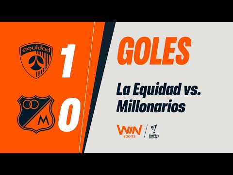 La Equidad vs. Millonarios (goles) | Liga BetPlay Dimayor  2025-2 | Fecha 3