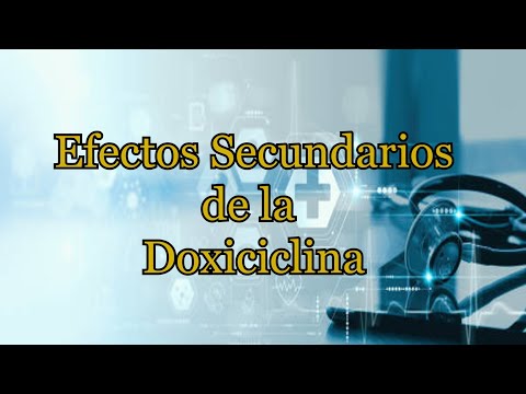 Vídeo: La doxiciclina provoca onicòlisi?