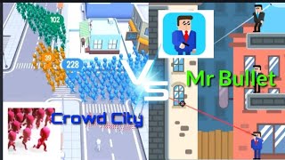 2 Game 1Vidio. Crowd city Vs Mr bullet Gameplay screenshot 4