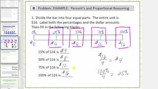 Solve Basic Percent Problems Using a Tape Diagram (Bar Diagram)
