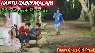 Godain Hantu Gadis Malam || Prank Terbaru Paling Lucu || Ghost Trap Prank