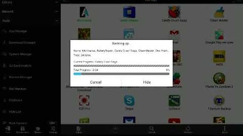 Backup Apps apk) using ES File Explorer