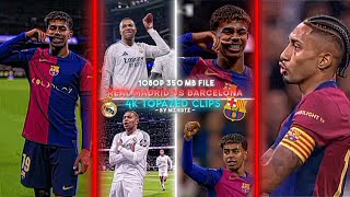 Real Madrid Vs Barcelona Rare Clips Scenepack 4K With Topaz And Upscaled
