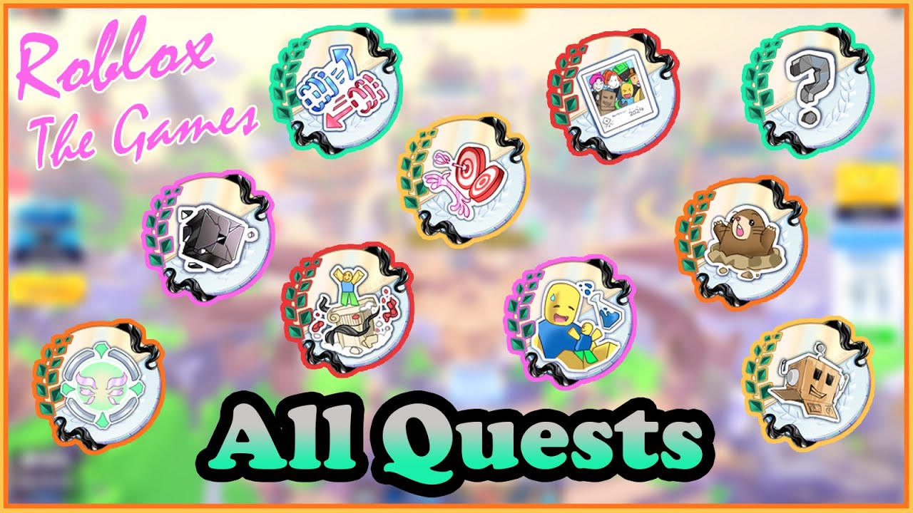Complete All Quests Roblox The Games - YouTube