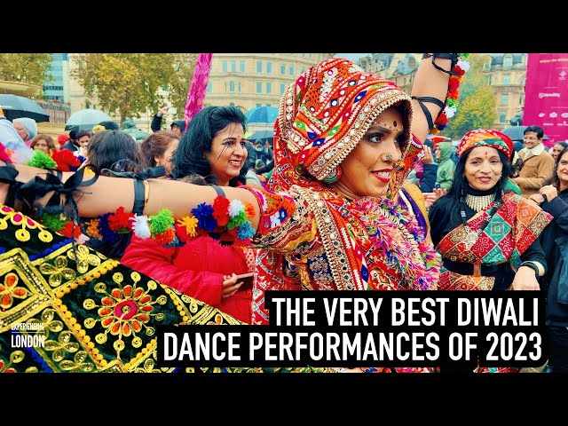 Diwali: Happy Diwali Dance performance at Trafalgar square 2023 | Diwali 2023, Diwali London 2023 🪔 class=