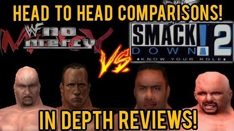 No Mercy vs Smackdown 2 Know your Role-AKI Comparisons