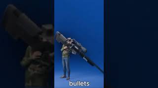 could you handle a giant sniper rifles recoil? #shorts #sniper #zackdfilm #humor