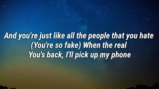 Lauv & Conan Gray - Fake Lyrics