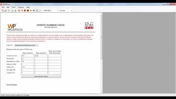 Ferrite Number Predition for 316L Urea Grade welded with 25.22.2 (ER310LMo) using WeldPulse Software