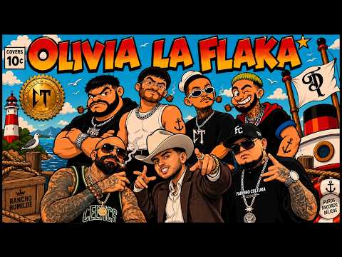OLIVIA LA FLAKA REMIX - Cartel de Santa, Victor Mendivil x Fuerza Regida, Millonario, Natanael, Tito
