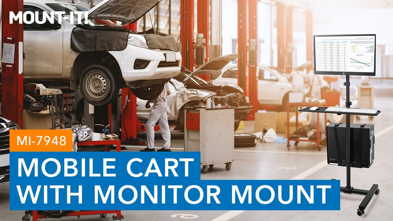 Mobile Cart With Monitor Mount | MI-7948 ( Features )