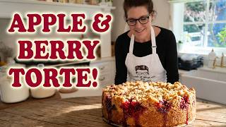 Juicy Apple & Berry Torte