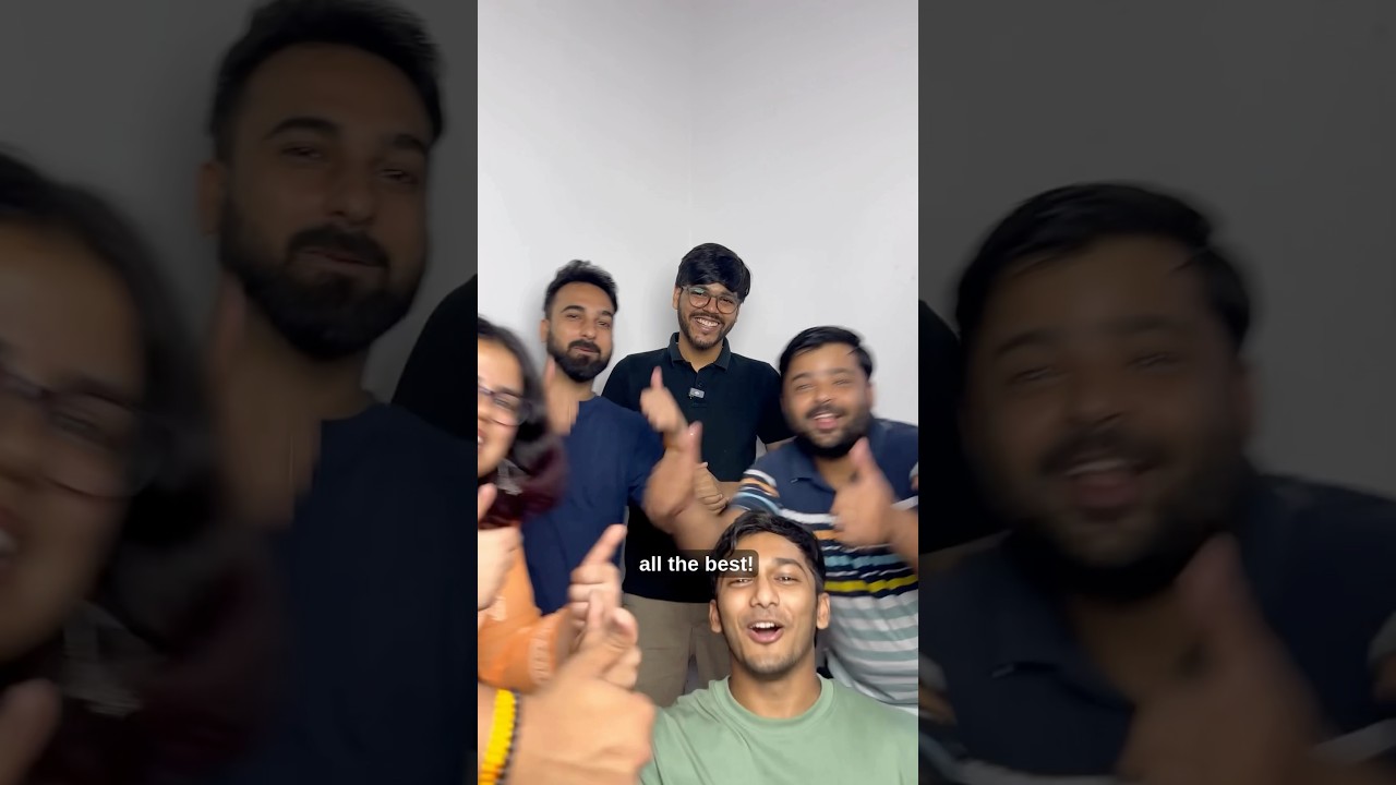 All the best for tomorrow ♥️. Let’s Ace IPM 🟣 