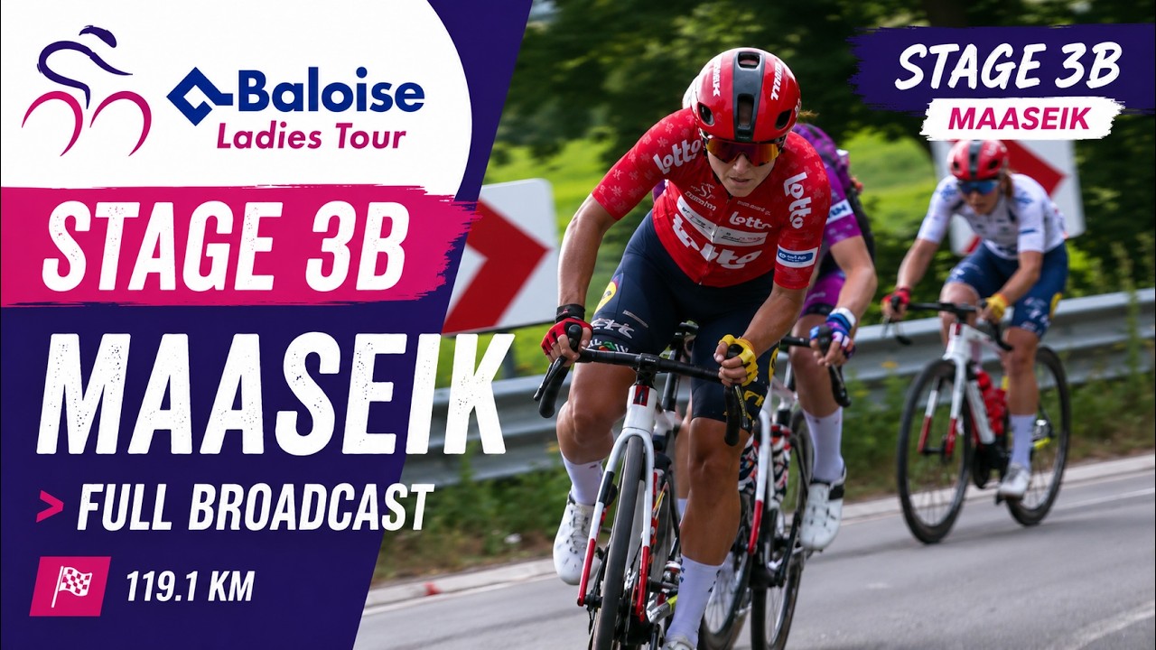 Baloise Ladies Tour full broadcast stage3B Maaseik