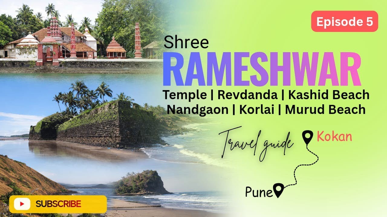 EP5 - Shree Rameshwar Temple | Revdanda Beach | Korlai | Kashid beach | Nandgaon beach | Murud