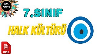 7.Sınıf Halk Kültürü DERSİ 2.Dönem 2.Yazılı Soruları ve Çözümü