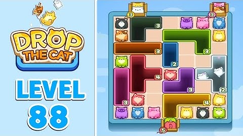 Drop The Cat Level 88 Walkthrough Solution