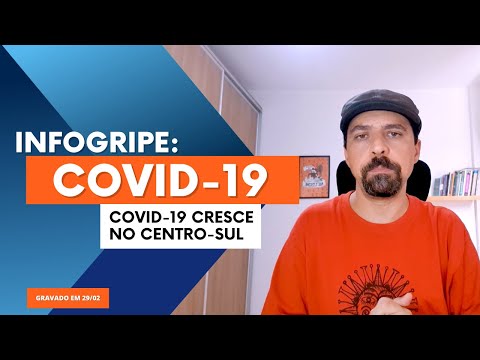 InfoGripe: Covid-19 cresce no Centro-Sul