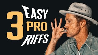 3 EASY Harmonica Riffs