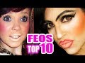 Los 10 Maquillajes más FEOS del Planeta! Yo Estoy!!! LOL #TopTen - SandraCiresArt