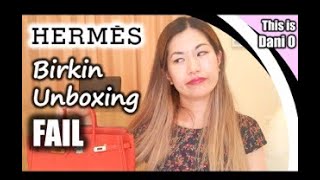 Failed Hermes Birkin 25 Unboxing