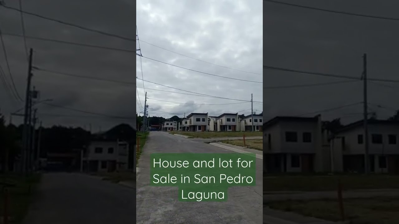 House and lot for Sale in San pedro Laguna 